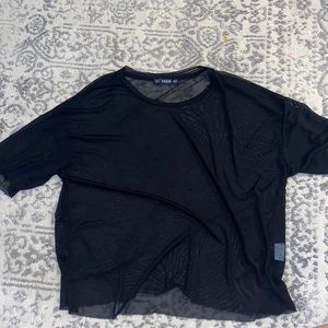 Sheer Black Top From SHEIN